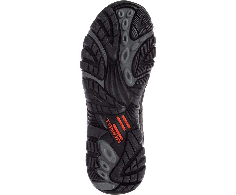 Merrell Boots Black - Moab Vertex Mid Waterproof Comp Toe Wide Width - Mens 64IHDSFJG